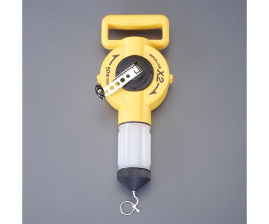 チョークライン（大型・太線/はや巻） 50m 1個 EA581AG-2