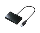 サンワサプライ カードリーダー(超高速マルチタイプ) USB3.0 1個 EA764A-184(3)