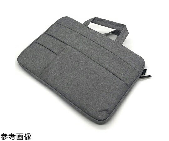 ロジック 衝撃吸収ノートパソコンバッグ グレー 13.3インチ対応 1個 LG-NTPCBG-133-GY