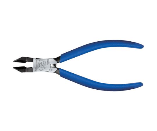 ●45°刃とスリムな先端形状で狭い部分に入り込めるため、変則的な箇所の切断が可能です。●フラット刃でキレイな切断面です。●ばね付で連続作業の負担を軽減します。●プラスチック曲面のバリ取りに適しています。●樹脂、アルミ線、銅線、軟鉄線、真鍮線の切断も可能です。●樹脂射出成型品のバリ取りやゲートカットに。●DIY、ホビー、クラフトの線材切断に。●非絶縁工具です。●電源を切ってからご使用ください。●切断面が飛び散る可能性がありますので、保護メガネ等を着用し作業してください。●その他台紙注意事項をよくお読みいただきご使用ください。●全長（mm）：156●刃表面形状：フラット刃●切断能力（mm）ABS樹脂：5.0●切断能力（mm）プラスチック：Φ5.0●切断能力（mm）樹脂：Φ5.0●切断能力（mm）銅線：Φ2.0●切断能力（mm）真鍮線：Φ1.6mm●刃角（°）：45●切断可能樹脂：PVC・PET・PP・PC・POM・ABS●プラスチックΦ5.0mm●アルミ線Φ3.0mm●銅線Φ2.0mm●軟鉄線（針金）φ1.2mm●真鍮線Φ1.6mm●フラット刃●刃角：45°（AN-150A）、90°（AN-150B）●材質／仕上：構造用炭素鋼、焼入れ／無産化全体焼入れ42〜50HRC、刃部焼入れ／高周波焼入れ58〜60HRC、グリップ／塩化ビニール●質量：130g●原産国：日本●コード番号：247-5246