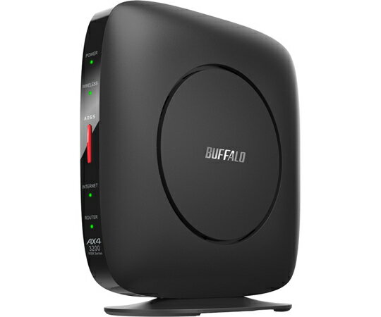 BUFFALO 無線LAN親機 11ax/ac/n/a/g/b 2401 800Mbps ブラック 1台 WSR-3200AX4S-BK