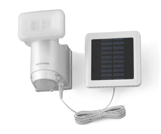 アイリスオーヤマ ソーラー式LED防犯センサーライト LSL-SBSN-400(パールホワイ