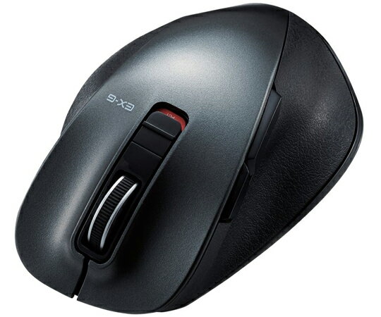 エレコム マウス Bluetooth 5ボタン Mサイズ 握りの極み 静音設計 ガンメタリック 1個 M-XGM15BBSGM/EC