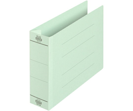 【PLUS】 10個セットフラットファイル 厚とじ500 ノンステッチ A5-E A5E/ブルー No.042SW(87605) 10