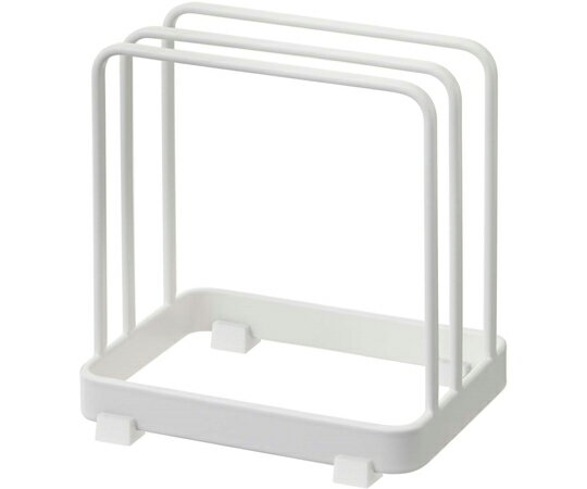 山崎実業 まな板スタンド プレート ホワイト 1個 2496