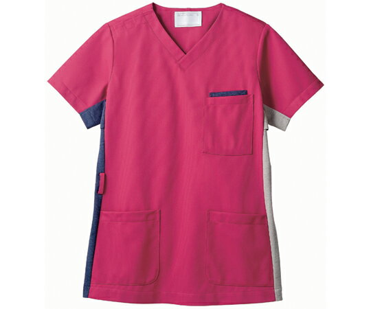 住商モンブラン スクラブ 兼用 半袖 バーガンディ/ネイビー/グレー 3L 1枚 72-922 3L