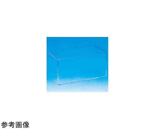 角型ガラス容器（溶接加工品）/200x200x200 1個 3593-06