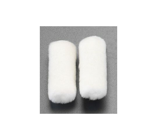 エスコ 50mm(6mm)交換用ローラー(短毛/2本) 1組 EA109NC-17