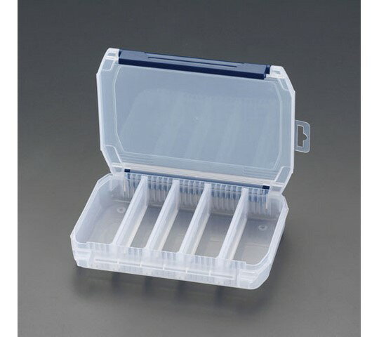 エスコ 200×153×40mmパーツケース(両開き式) 1個 EA508KD-61