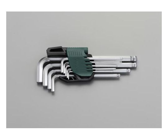 エスコ ボールポイントキーレンチ　1.5-10mm　9本組 1組 EA683AD