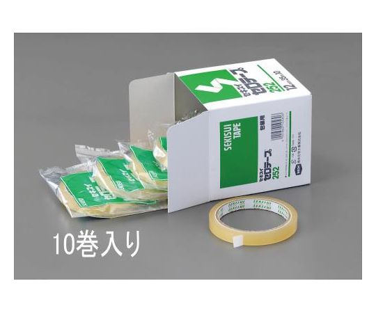エスコ 15mm×35mセロハンテープ(10巻) 1箱 EA765MB-15A
