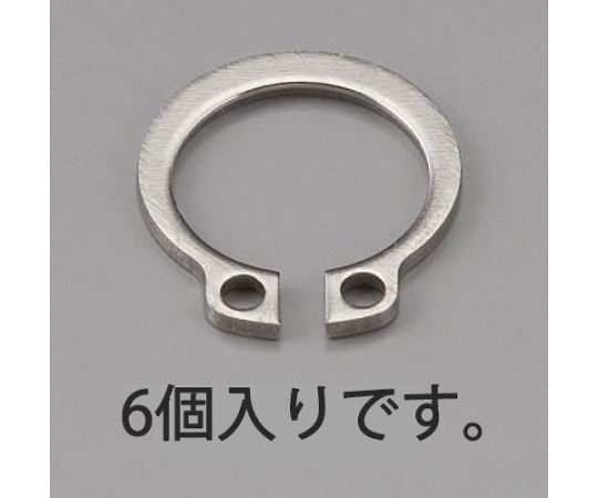 ●材質：ステンレス（SUS304）●適合軸径：23mm●入数：6個●コード品番：EA949PA-423