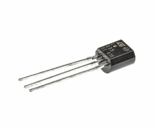 STマイクロエレクトロニクス 温度センサ IC ±5°C アナログ 3-Pin TO-92 温度 1個 LM335Z