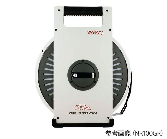 ヤマヨ測定機 ナイロンコート鋼製巻尺 GR STILON 1個 NR100GR