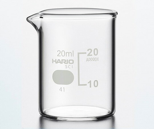 HARIO ビーカー 20mL 144個入 1箱(144個入) B-20 SCI