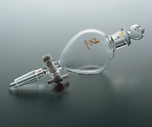 クライミング TS丸形分液ロート(下部摺・テフロンコック付) 50 1個 CL0506-01-10