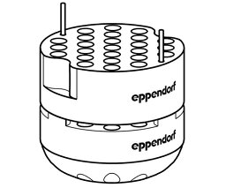 エッペンドルフ・ハイマック・テクノロジーズ アダプター 1.5/2.0mLチューブ S-4-104, S-4x750用 1セット 5825 740.009