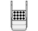 エッペンドルフ・ハイマック・テクノロジーズ アダプター 1.5-2mL A-4-44用(5804/5810共用) 1セット 5804 751.000