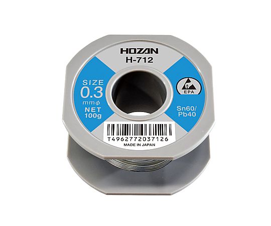 ホーザン ハンダ 鉛60錫40 0.3φ×200m 1個 H-712(4)