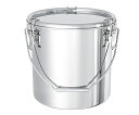 日東金属工業 テーパー型ステンレス密閉式タンク 吊り下げ TP-CTB-30 A型EPDMパッキン付 20L 1個 TP-CTB-30/PEA