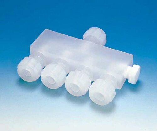 フロン工業 ネオフロン高圧分配ホルダー 8φ一入三配 1個 F-2104-002