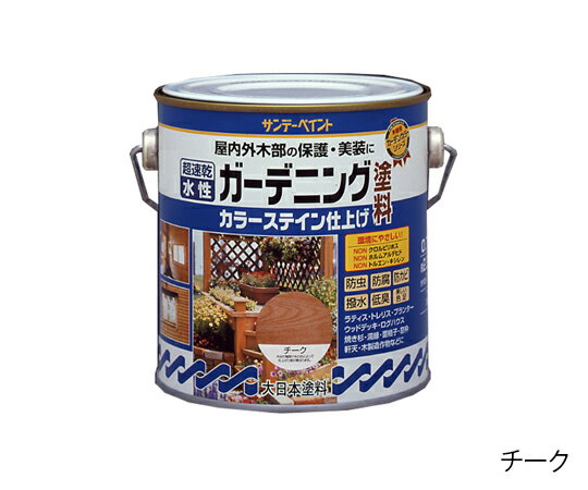 サンデーペイント 水性ガーデニング塗料カラーステイン とうめい 0.7L 1缶●屋内外木部の保護・美装に●容量：0.7L