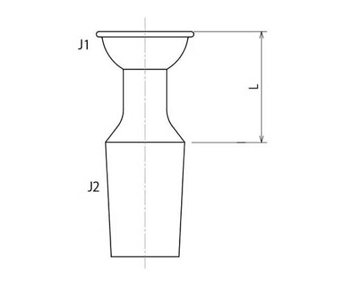 旭製作所 ボールジョイント異形アダプター 1個 2308-K7L