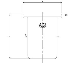 旭製作所 平底セパラ反応容器 1個 3022-35/350A