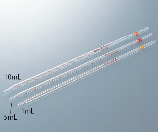 アズワン 先端メスピペット 0.1mL 検査成績書付 1式