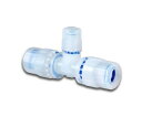 FIT-ONE フッ素樹脂 PFA 継手 レデューシングユニオンティ 1個 RUT-M19-M10-M19(4)
