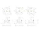 旭製作所 フルジャケット用四ツ口カバー 1個 3002-120-4-5L-4M3M-9