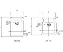 旭製作所 平底二重管式セパラ反応容器 15A 端部タイプ Oリング溝付き 1個 3028-1/100A-M-G