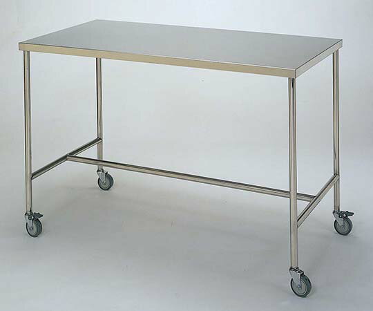 柏ステンレス工業 作業台 ストッパー付 (足丸) 1200mm 1個 サギョウダイMD-1200