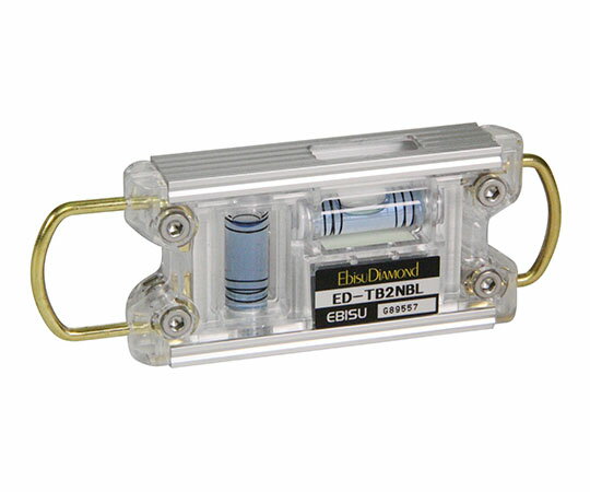 エビス（水平器） トビレベル2 シルバー (気泡管カラー：ブルー) 1個 ED-TB2NBL