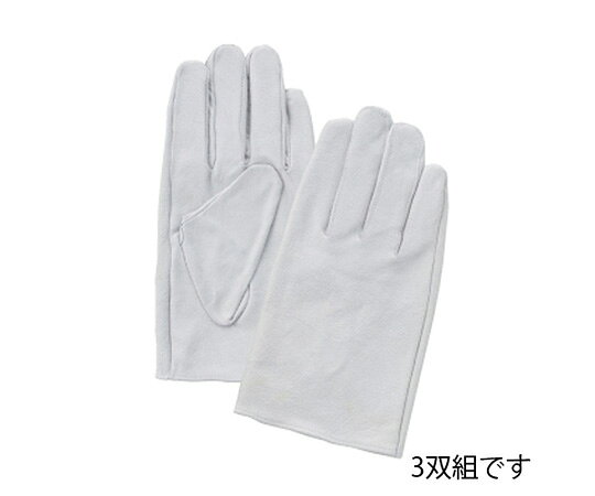 富士グローブ 豚皮クレスト3双組3-230 1セット(3双入) M