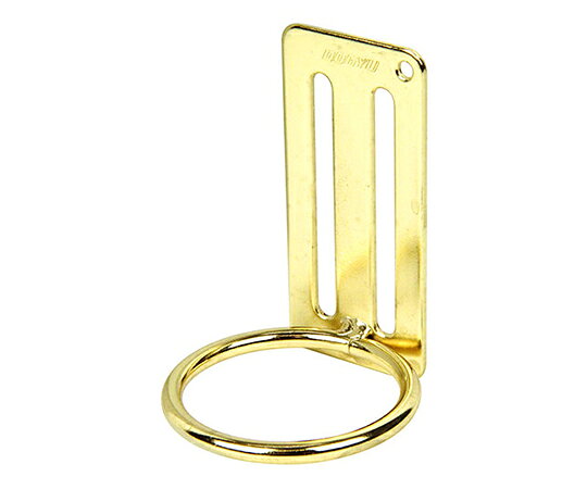 ●メッキ仕様ハンマー・ツールフックです。●ハンマー差し。●金色メッキを施しています。●重量：60g●固定式●ベルト通し2つ穴タイプ●適応工具：ハンマー、バールなど
