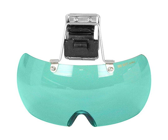 トーヨーセフティー 帽子取り付け用メガネ ライトグリーン 1個 NO.1400-LG