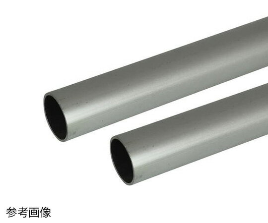 安田 アルミ丸パイプ 2m 2.0×25mm シルバー 2本組 1組(2本入)