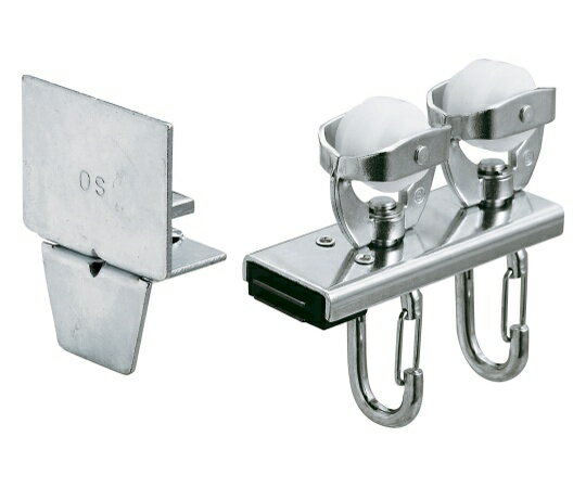 岡田装飾金物 D40片マグネットランナー(片開)ワンタッチランナーSタイプ 1組 15Y34