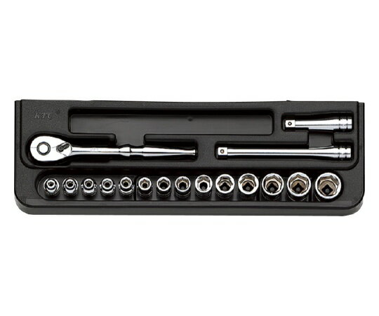 KTC 6.3sq. ソケットレンチセット 17点 1セット TB214