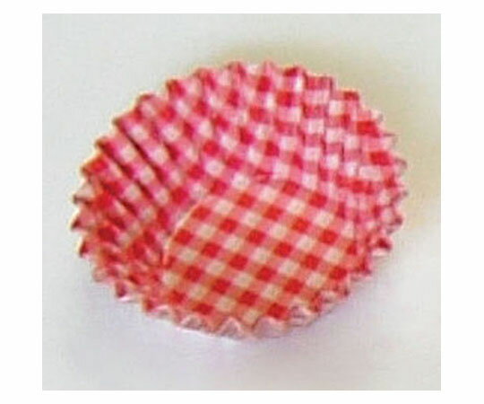 TKG オーブンケース チェック柄(250枚入) 赤 1ケース(250枚入) 9号深口