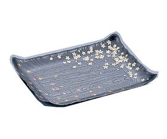 Supplies - ニシキ（食品容器） プラ容器 筑後 春秋黒 大(10枚入) 1ケース(10枚入)