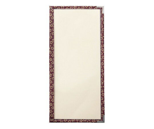 えいむ PP布地クリアテーピングメニューブック 桜柄 赤 1個 PTA-41S