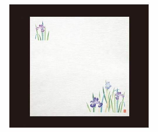 アーテック 耐油しぼり懐敷 4寸(100枚入) あやめ 1ケース(100枚入) TA-E08