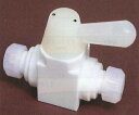 ユニバーサル USL-PTFE 2方ボールバルブD型 8φ 1個 00U-029-02(4)