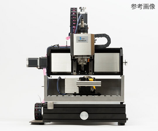 ●Gコードで動作する卓上CNCフライス盤です。●PCとUSBポート接続してコントロールします。●高剛性リニヤガイドを使用しています。●24000回転高速スピンドルを搭載しています。●オイルトレー、クーラントポンプを標準装備しています。●主軸テーパ：ER11●主軸回転数：2000〜24000rpm●主軸モーター容量：750W●主軸駆動方式：インバータ可変速駆動●テーブル有効寸法：480×750mm●加工範囲：X370×Y560×Z100mm●Z軸ワーク取付最大高さ：110mm●直動案内方式：リニアガイド　ボールねじ●原点スイッチ：3軸標準装備●制御ソフト：USB接続●本体寸法：714×954×637mm●重量：70kg●電源：AC100V　50/60Hz　1000W●制御盤サイズ：420×380×175mm●制御盤重量：約9kg●標準付属品：ER11Φ6コレット、電源ケーブル、クランプセット●※別途制御用パソコンが必要です。●※CAD/CAMは付属しません。