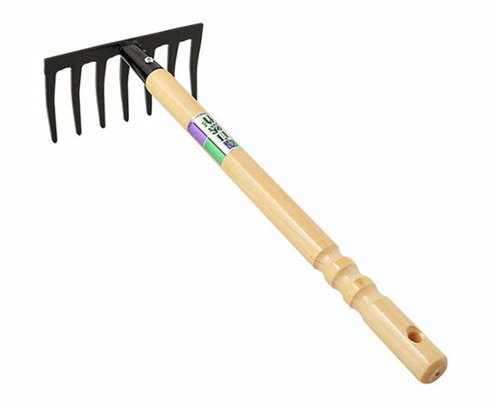 アークランドサカモト ミニレーキ　7本爪　木柄タイプ 1個 722101