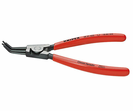 KNIPEX 軸用スナップリングプライヤー 45° 1本 4631-A02