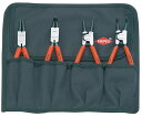 KNIPEX スナップリングプライヤーセット 4本組 1セット 001956