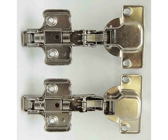 和気産業 スライド丁番　キャッチ付き　全かぶせ　カップの径40mm　2個入 1セット(2個入) NS4050-2P